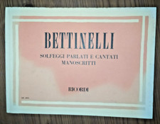 Bettinelli solfeggi parlati usato Bettinelli solfeggi parlati usato  Castellammare di Stabia