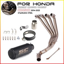 Silenciador de tubo de escape dianteiro sistema completo para Honda CB650F 2014-25 CBR650R CBR650F comprar usado  Enviando para Brazil