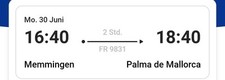Flugtickets palma mallorca gebraucht kaufen  Ulm