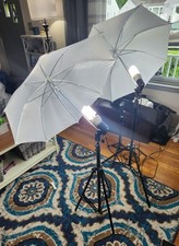 NOVO Kit de Iluminação Fotografia Kit de Iluminação Contínua Guarda-chuva 3 Suportes comprar usado  Enviando para Brazil