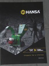 Hansa holzhäcksler prospekt gebraucht kaufen Hansa holzhäcksler prospekt gebraucht kaufen  Bergkirchen
