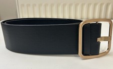 Black wide belt for sale  HUNTINGDON