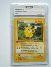 pokemon carte pikachu 60/64   1ere édition  1999  WIZARDS gradée PCA excellent 7 comprar usado  Enviando para Brazil