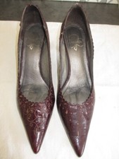 Chaussures escarpins cuir d'occasion  France