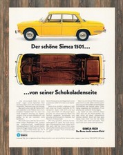 Simca 1501 reklame gebraucht kaufen  Hanau