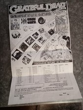 Grateful Dead ~ Folleto de mercancía vintage - ¡Enmarcable! segunda mano  Embacar hacia Mexico