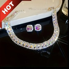 Luxury necklace earrings for sale  BATLEY