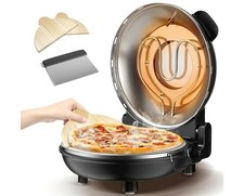 Forno elétrico de pizza 12", máquina de pizza de pedra de bancada, máquina de fazer pizza, comprar usado  Enviando para Brazil
