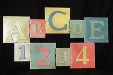 Abc 123 tin for sale  Birch Tree