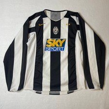 Usado, Camiseta de futebol Nike Juventus manga longa Sky Sport masculina tamanho M futebol 2004 2005 comprar usado  Enviando para Brazil