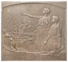 Médaille argent ecole d'occasion  Fontainebleau