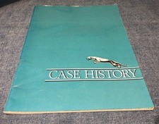 Jaguar case history for sale  CANTERBURY