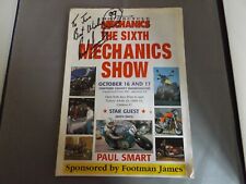 1999 GUIA DE SHOW DE MECÂNICA DE MOTOCICLETA ASSINADO À MÃO POR PAUL SMART comprar usado  Enviando para Brazil