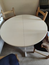 Ingatorpextendable table white for sale  TROWBRIDGE