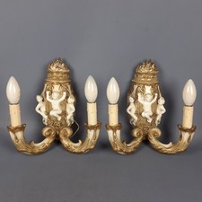 Coppia applique capodimonte usato  Inverigo