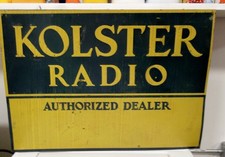 Kolster radio dealer for sale  Augusta