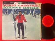 Johnny Mathis Merry Christmas LP Columbia 70’s Press Holiday VG+ comprar usado  Enviando para Brazil