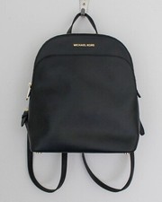 Usado, Mochila Michael Kors grande Emmy couro preto bolsa saffiano bolsa zíper superior comprar usado  Enviando para Brazil