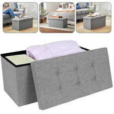 Folding ottoman storage for sale  CANNOCK