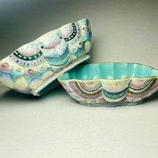 Usado, Conjunto de 2 selos antigos de ferro vermelho prato borboleta porcelana rosa família chinesa comprar usado  Enviando para Brazil