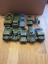 Lote de trabajo 10 x vehículos militares Dinky  segunda mano  Embacar hacia Mexico