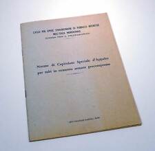 Cassa mezzogiorno norme usato  Crispiano