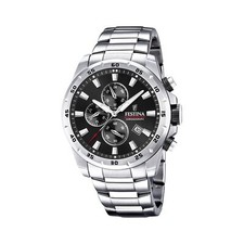 Relógio Festina F20463/4 CHRONO SPORT masculino 45mm aço inoxidável comprar usado  Enviando para Brazil