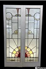 Art deco stained for sale  NEW MILTON
