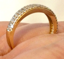 Sublime bague alliance d'occasion  Vernon