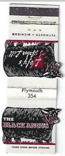 Plymouth contour matchbook for sale  Elma