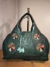 Radley green leather for sale  NOTTINGHAM