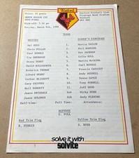 1987 watford bishops for sale  BOLTON