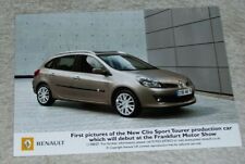 NOVA FOTOGRAFIA DE IMPRENSA CLIO SPORT TOURER FRANKFURT MOTOR SHOW 11/08/07 comprar usado  Enviando para Brazil