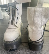 Boots bottine blanches d'occasion  Aix-en-Provence-