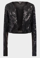 Girls black sequin for sale  DONCASTER