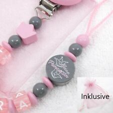Schnullerkette namen rosa gebraucht kaufen  Maintal