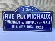 Ancienne plaque emaillee d'occasion  Courcelles-Chaussy