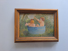 Antique oil painting d'occasion  Expédié en Belgium