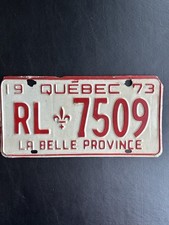 1973 quebec license for sale  Merrick