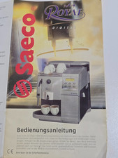 Bedienungsanleitung saeco roya gebraucht kaufen  Bamberg