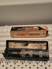 Usado, Driver de impacto vintage nº. 2500 com estojo de metal, 4 bits e instruções reversíveis comprar usado  Enviando para Brazil