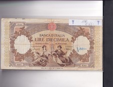 Italia banconota 10000 usato  Mola di Bari