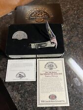 Usado, 2001 CASE XX COLLECTORS Club 20th Annv Green Bone RussLock 61953L faca SS certificado de autenticidade comprar usado  Enviando para Brazil