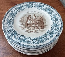 Anciennes assiettes faïence d'occasion  Lodève