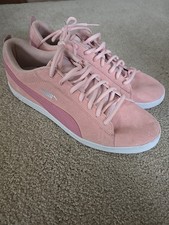 Tênis Puma Feminino Vikky AOS Couro Camurça Rosa Tamanho 10.5, usado comprar usado  Enviando para Brazil