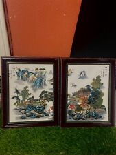 Chinese porcelain watercolor for sale  Chula Vista