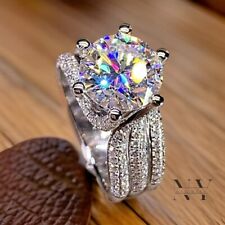 Moissanite fancy engagement for sale  Jamaica