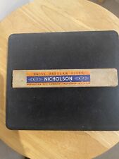 ARQUIVOS PADRÃO SUÍÇO VINTAGE NICHOLSON FILE CO COM CAIXA ORIGINAL SORTIDA 12, usado comprar usado  Enviando para Brazil