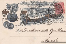 30-173 BOLOGNA DISTILLERIA LIQUORI PROTTI MENINI FUORI SAN VITALE VIAGGIATA 1911 comprar usado  Enviando para Brazil