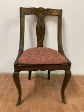 Sedia poltroncina intarsiata usato  Torino